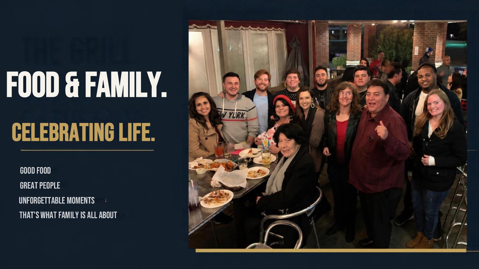 Food & Family.